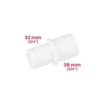 Spoj hadíc s redukciou 32/38 mm