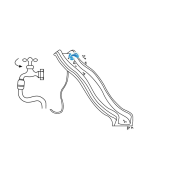 Šmykľavka s prípojkou na vodu modrá 3,0m