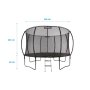 Trampolína Marimex Comfort 366 cm + ochranná sieť + schodíky ZADARMO