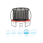 Trampolína Marimex Premium 396 cm + vnútorná ochranná sieť + schodíky ZADARMO