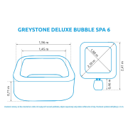 Vírivý bazén Greystone Deluxe Bubble Spa 6 NP