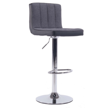 Barová stolička, sivá/čierna, HILDA