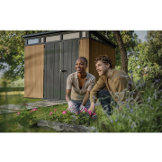 Záhradný domček Keter PENT Signature 9x7 Vertical hnedý, s podlahou