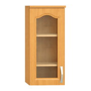 Horná skrinka, jelša, ľavá, LORA MDF NEW KLASIK W40S