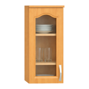 Horná skrinka, jelša, ľavá, LORA MDF NEW KLASIK W40S