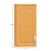 Horná skrinka, jelša, ľavá, LORA MDF NEW KLASIK W40/735