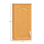 Horná skrinka, jelša, ľavá, LORA MDF NEW KLASIK W40/735