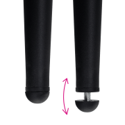 Jedálenské kreslo, tmavosivá Velvet látka/čierna, BLER