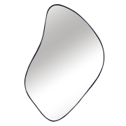 Asymetrické zrkadlo, čierny kovový rám, NEVES TYP 3