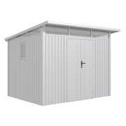 Záhradný domček G21 Madison 731 - 289 x 253 cm, metal silver