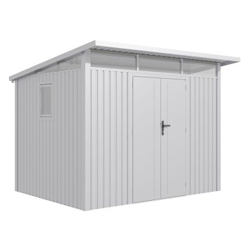 Záhradný domček G21 Madison 731 - 289 x 253 cm, metal silver