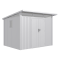 Záhradný domček G21 Madison 731 - 289 x 253 cm, metal silver