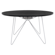 Konferenčný stolík, čierny dub/biela MIKEL NEW