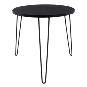 Príručný stolík, čierny dub/čierna, RONIN