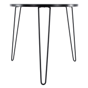 Príručný stolík, čierny dub/čierna, RONIN