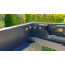 hliníková bioklimatická pergola LANITPLAST STANDARD 4x3 m LG2081