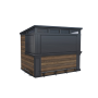 Záhradný domček Keter Deco Bar Duo Walnut, s podlahou