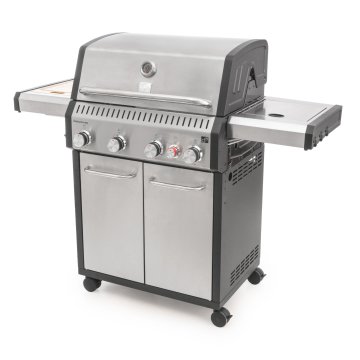 Plynový gril G21 Alabama Silver BBQ Premium Line, 5 hořáků + zdarma redukční ventil