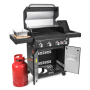 Plynový gril G21 Alabama Black BBQ Premium Line, 5 horákov + zdarma redukčný ventil