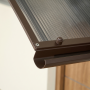 strieška nad dvere LANITPLAST TOPAZ 130/70 hnedá LG709