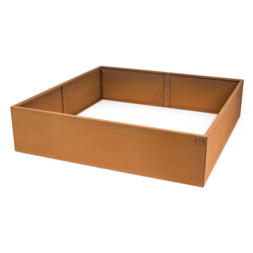 Vyvýšený záhon G21 132 x 32 x 132 cm, Corten