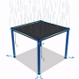 hliníková bioklimatická pergola LANITPLAST STANDARD 3x3 m LG2299