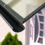 strieška nad dvere LANITPLAST MELES 160/85 antracit LG2180