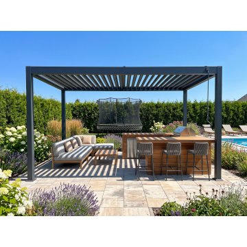 bioklimatická pergola LANITPLAST ALUGARDEN 4x3 m LG5063