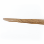 Jedálenský stôl, dub/čierna, priemer 110 cm, REVENTON NEW