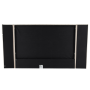 Posteľ s roštom a LED osvetlením, 160x200, béžová Velvet látka, ALTESA