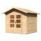 drevený domček KARIBU TALKAU 3 (83335) natur