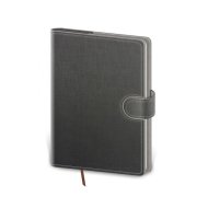 Diár Flip denný 14,3x20,5cm šedo/šedý 2020