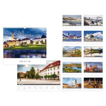 Nástenný kalendár Mestá Slovenska 2020