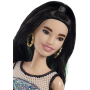 Barbie Fashionistas modelka vysoká s čiernymi vlasmi FXL50
