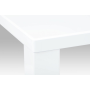 jedálenský stôl 135x80x76cm, vysoký lesk biely