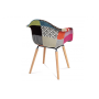 jedálenská stolička patchwork / buk
