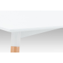 jedálenský stôl 120x80, biely lak, natural