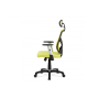 kancelárska stolička, zelená MESH, plastový kríž, hojdací mechanismus
