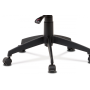 kancelárska stolička, čierna MESH, synchronní mech, kríž plastový čierny