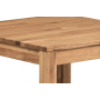 jedálenský stôl 80x80, masiv dub mat