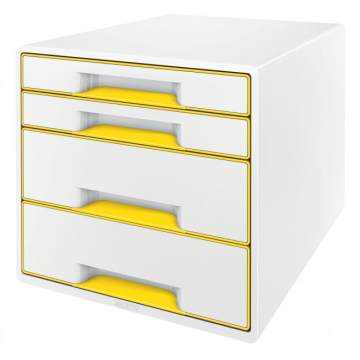 Zásuvkový box Leitz WOW žltý