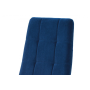 Velvet Fabric,stitch.same,Dia 25mm tube, matt balck pwc, RF88-30 Blue