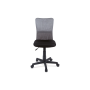 kancelárska stolička, látka sivá / čierna