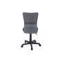 kancelárska stolička, látka sivá / čierna