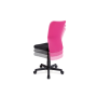 kancelárska stolička, látka čierna / ružová