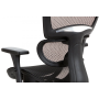 kancelárska stolička, látka mesh čierna