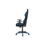 kancelárska stolička, modrá látka, hojdací mech, kríž plast