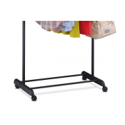 stojan na šaty, farba čierna / chrom