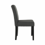 Jedálenská stolička, sivá/čierna, SELUNA NEW