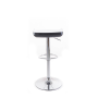 Barová stolička G21 Whieta plastová white/black
